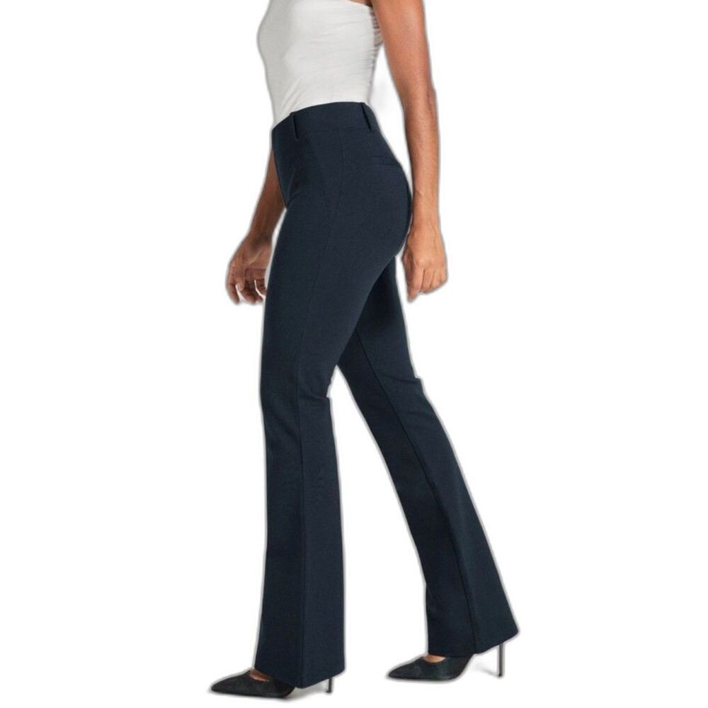 Betabrand Women's NWOT Navy Blue DPYP Bootcut Dress Pant Yoga Pant Size MP